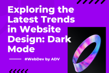 Exploring the Latest Trends in Website Design: Dark Mode.