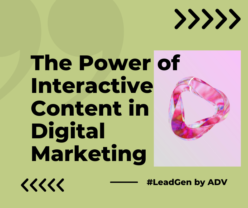 The Power of Interactive Content in Digital Marketing: Engage, Connect, and Convert